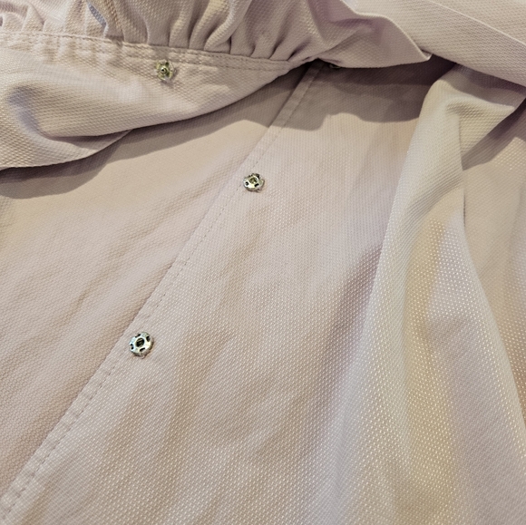 Ruffle lavender top/jacket. Flat friendly! - Picture 3 of 8